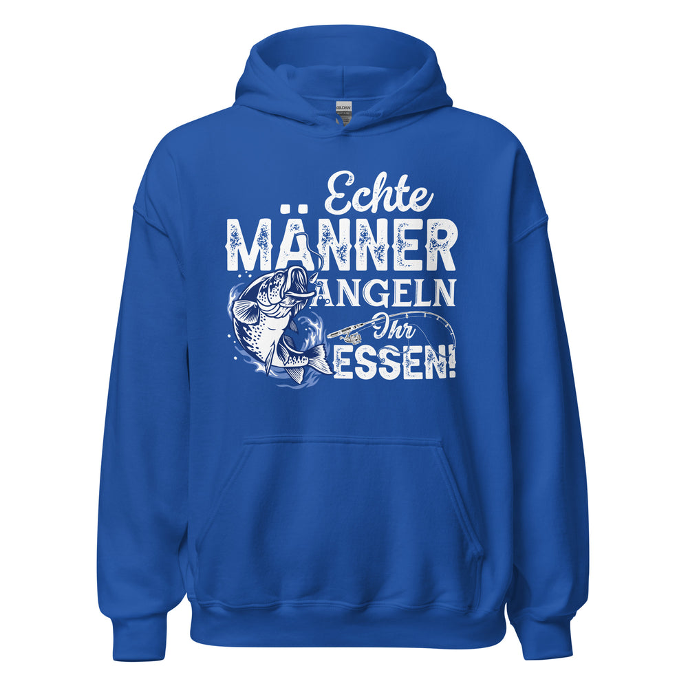 Stylischer Hoodie - "Echte Männer angeln Ihr Essen" - Jetzt entdecken!