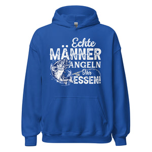 Stylischer Hoodie - "Echte Männer angeln Ihr Essen" - Jetzt entdecken!