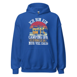 Camping Opa Hoodie | Cooler Kapuzenpullover für Outdoor-Fans