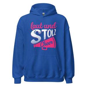 Laut und Stolz! Cheer! Hoodie - Trendiger Kapuzenpullover für laute Begeisterung