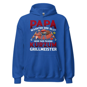 PAPA! Wächter der Glut, Herr des Feuers! Grillmeister! | Kapuzenpullover