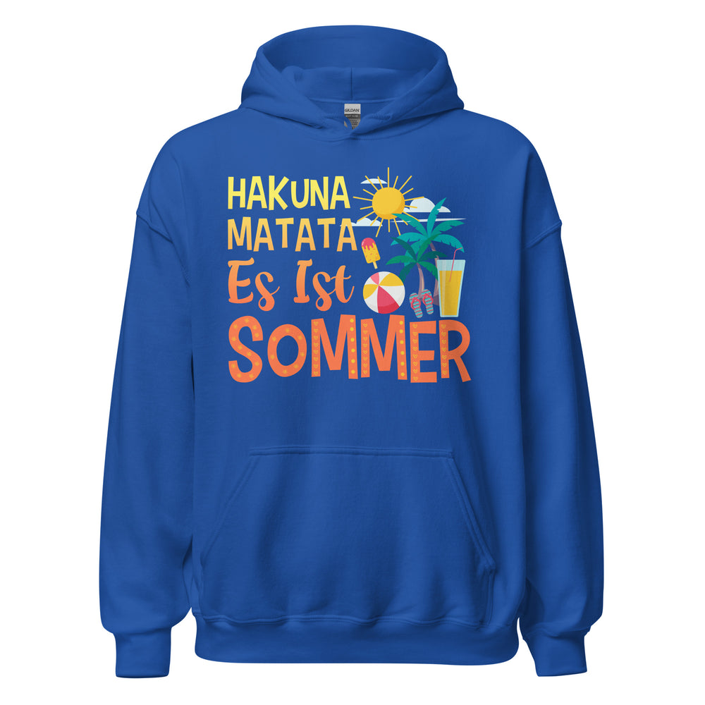 Hakuna Matata, Es ist SOMMER! Hoodie | Fröhlicher Kapuzenpullover