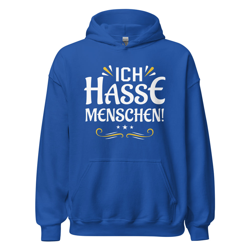 Ich hasse Menschen! Hoodie | Sarkastischer Kapuzenpullover