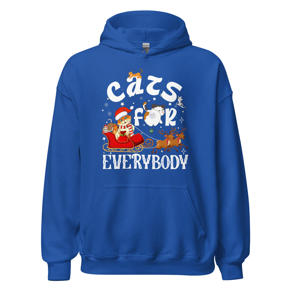 Cats for everybody Hoodie - Weihnachten Katzen Kapuzenpullover