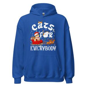Cats for everybody Hoodie - Weihnachten Katzen Kapuzenpullover