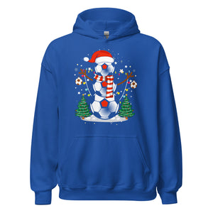 Christmas Football Hoodie - Weihnachten Fussball Kapuzenpullover