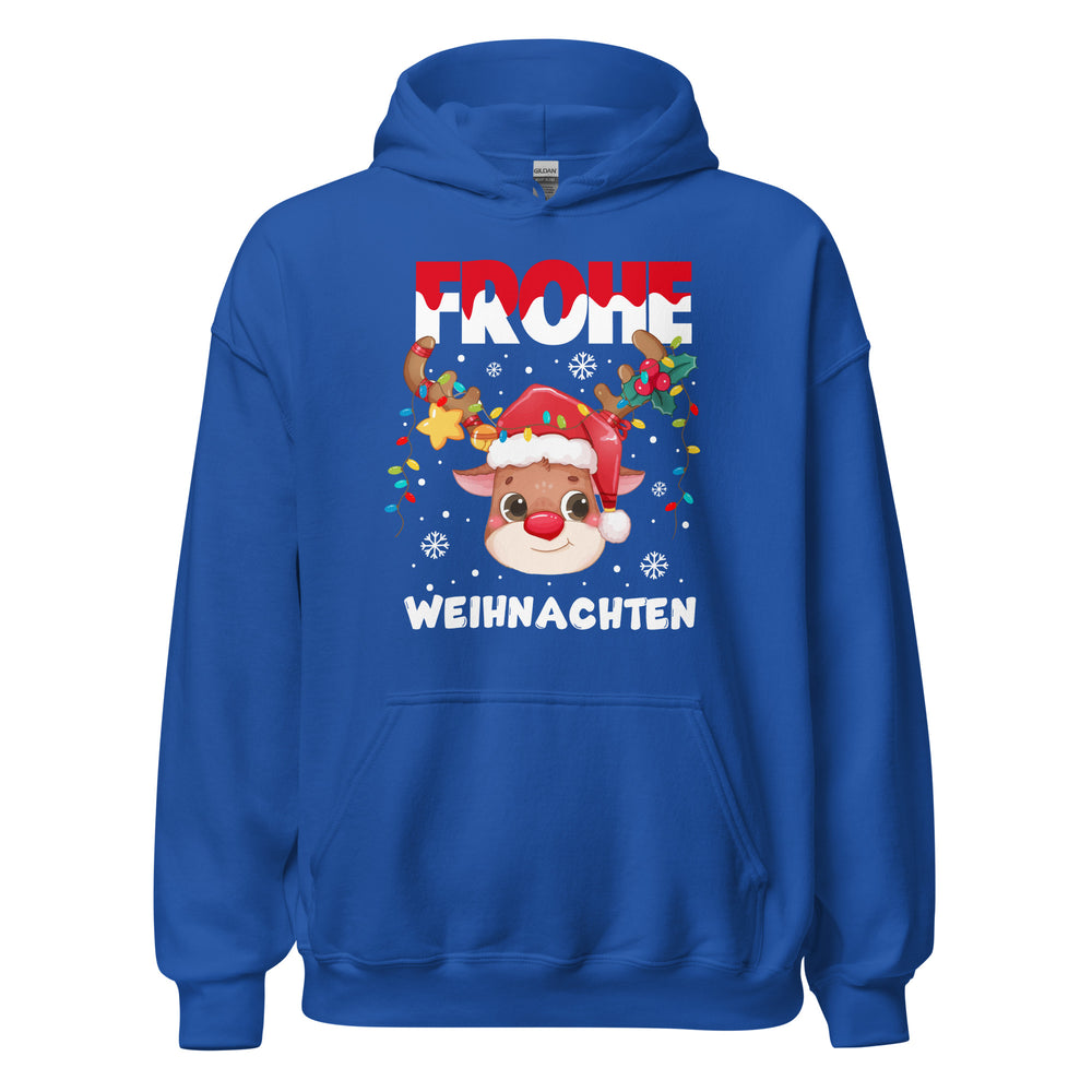 Frohe Weihnachten! Süßes Rentier Hoodie - Festlicher Kapuzenpullover für winterlichen Charme