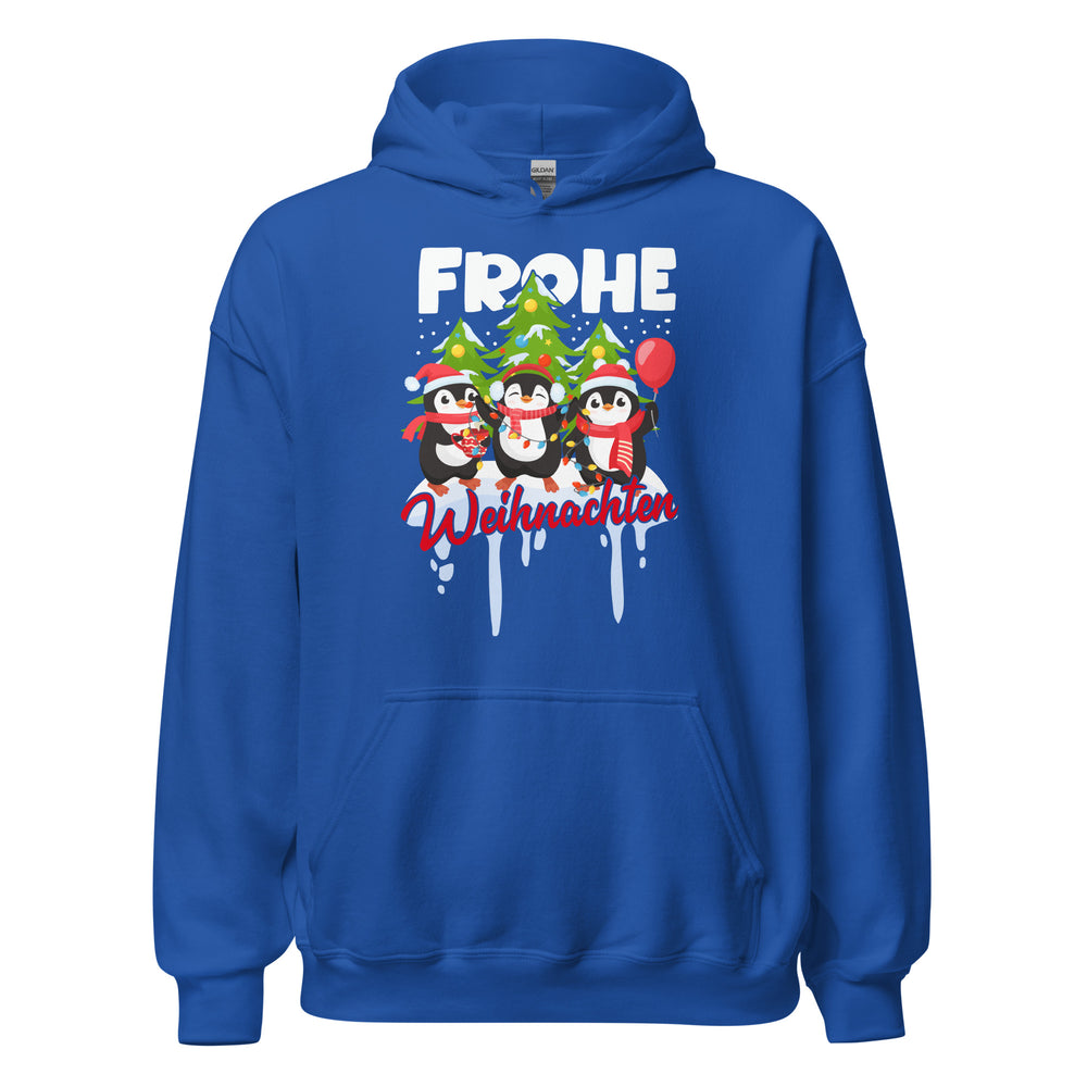 Frohe Weihnachten! Lustige Pinguine Hoodie - Festlicher Kapuzenpullover für fröhliche Tage