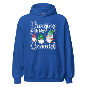Hanging with my Gnomies Hoodie - Fun Weihnachten Christmas Kapuzenpullover