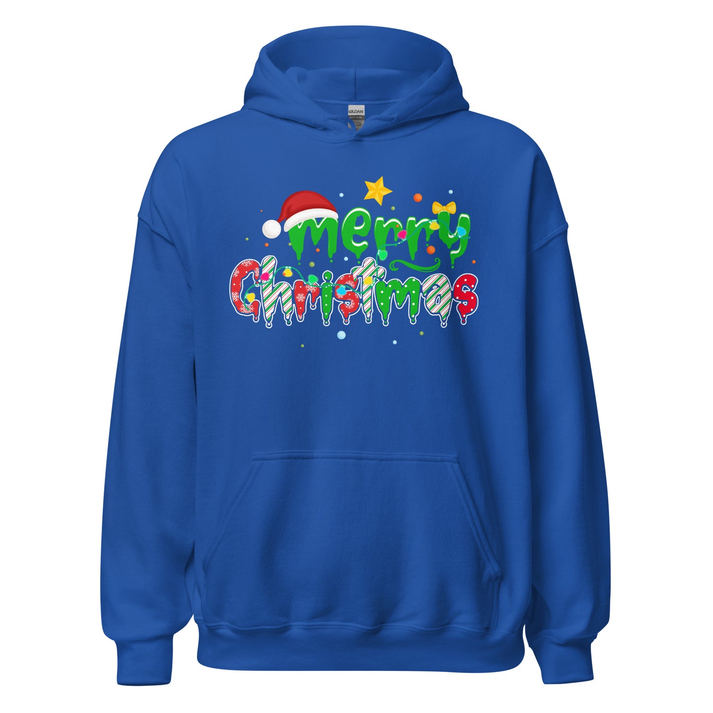 Frohe Weihnachten Slogan Hoodie - Stilvoll feiern im Winter
