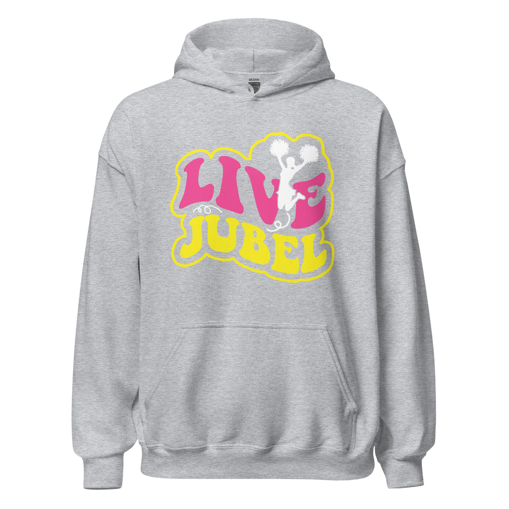 Live Jubel Cheer! Hoodie - Stilvoller Kapuzenpullover für Jubelnde