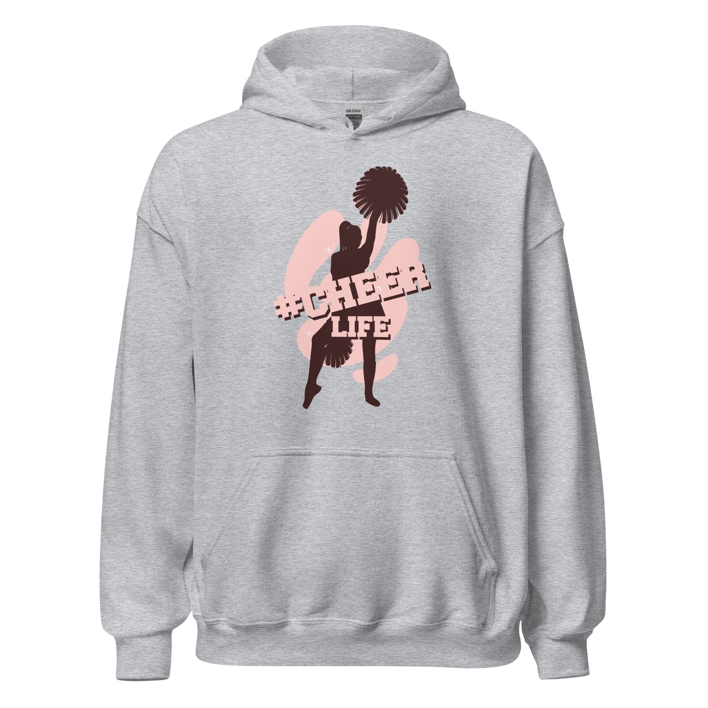 CHEER Life Hoodie - Stylischer Kapuzenpullover für Cheerleading-Fans