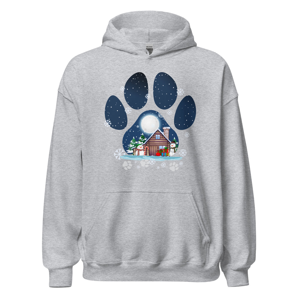 Christmas Paw Hoodie - Weihnachts Pfote Design Kapuzenpullover