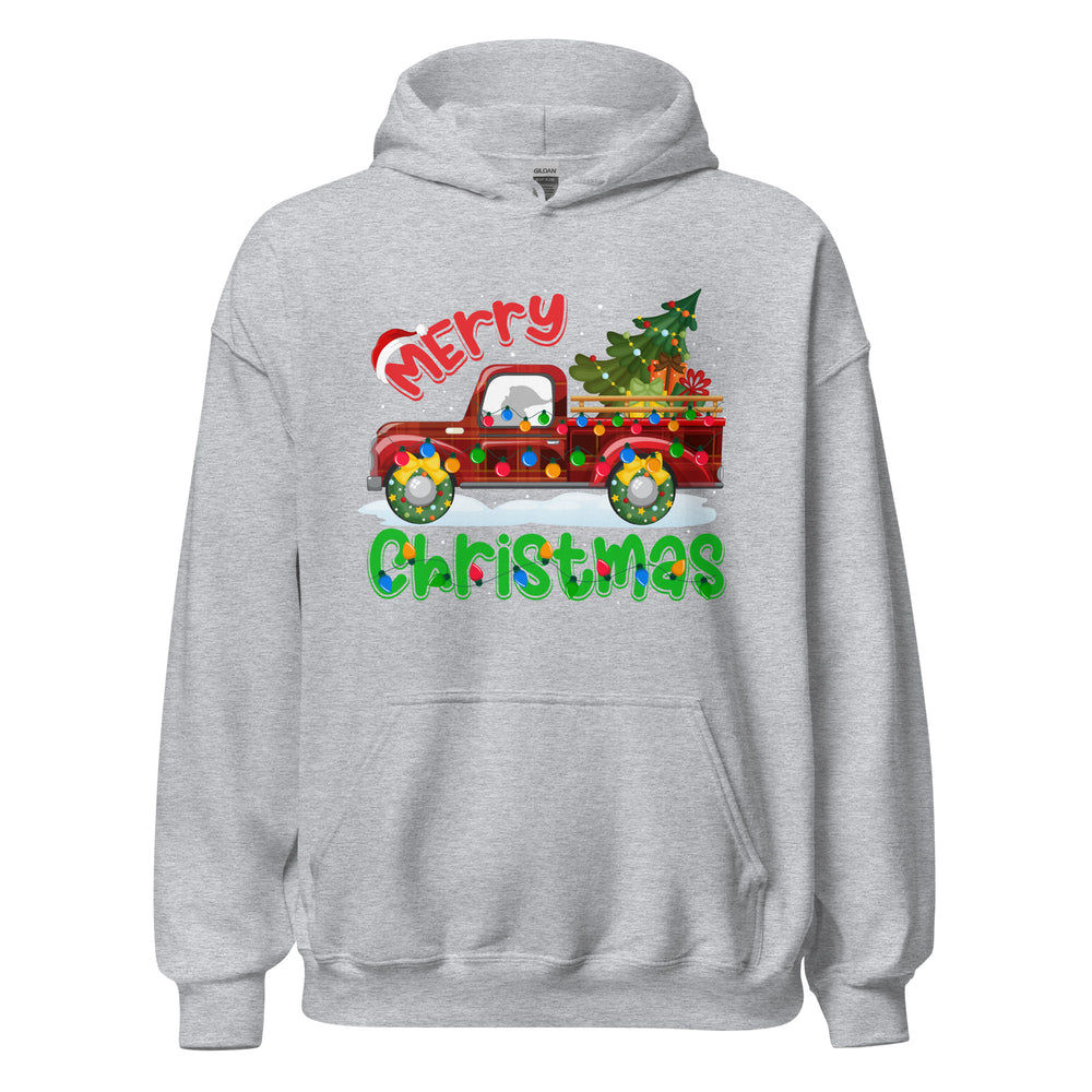 Merry Christmas Truck Hoodie - Festliche Weihnachtsfahrt in Stil