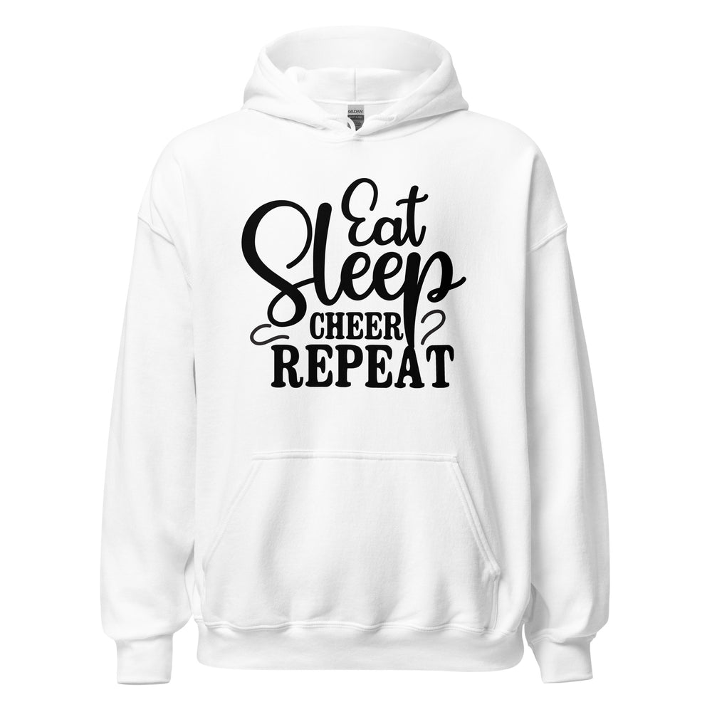 Eat Sleep Cheer Repeat Hoodie - Cooler Kapuzenpullover für Cheerleader