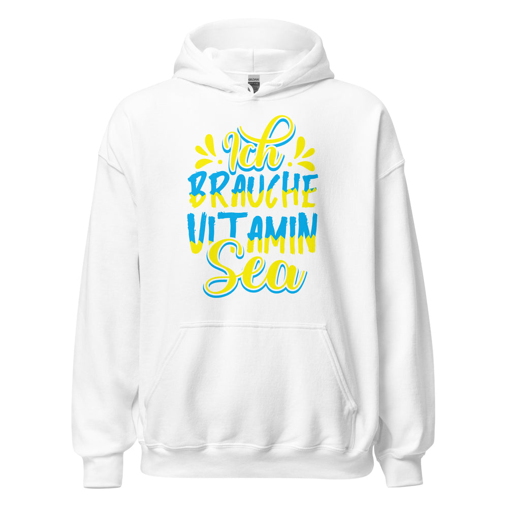 Ich brauche Vitamin SEA! Hoodie | Strandliebhaber Kapuzenpullover