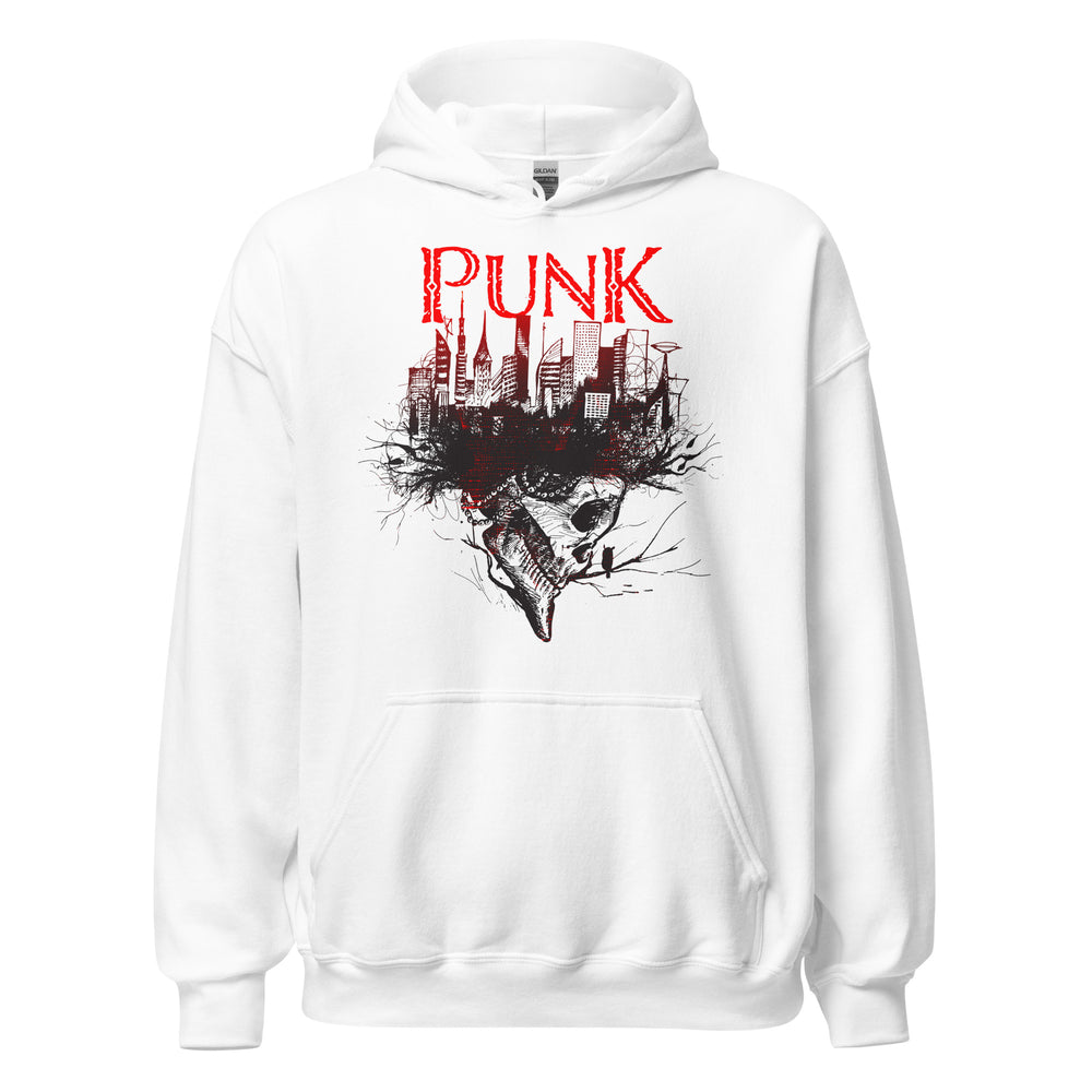 PUNK! Totenkopf Style Hoodie | Trendiger Kapuzenpullover