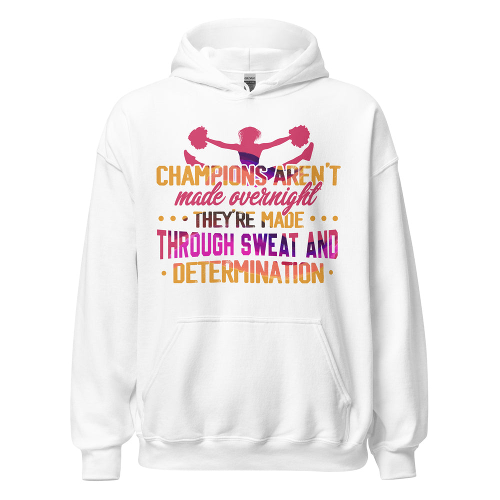 Champions entstehen nicht über Nacht: Hoodie für echte Cheerleading Fans!