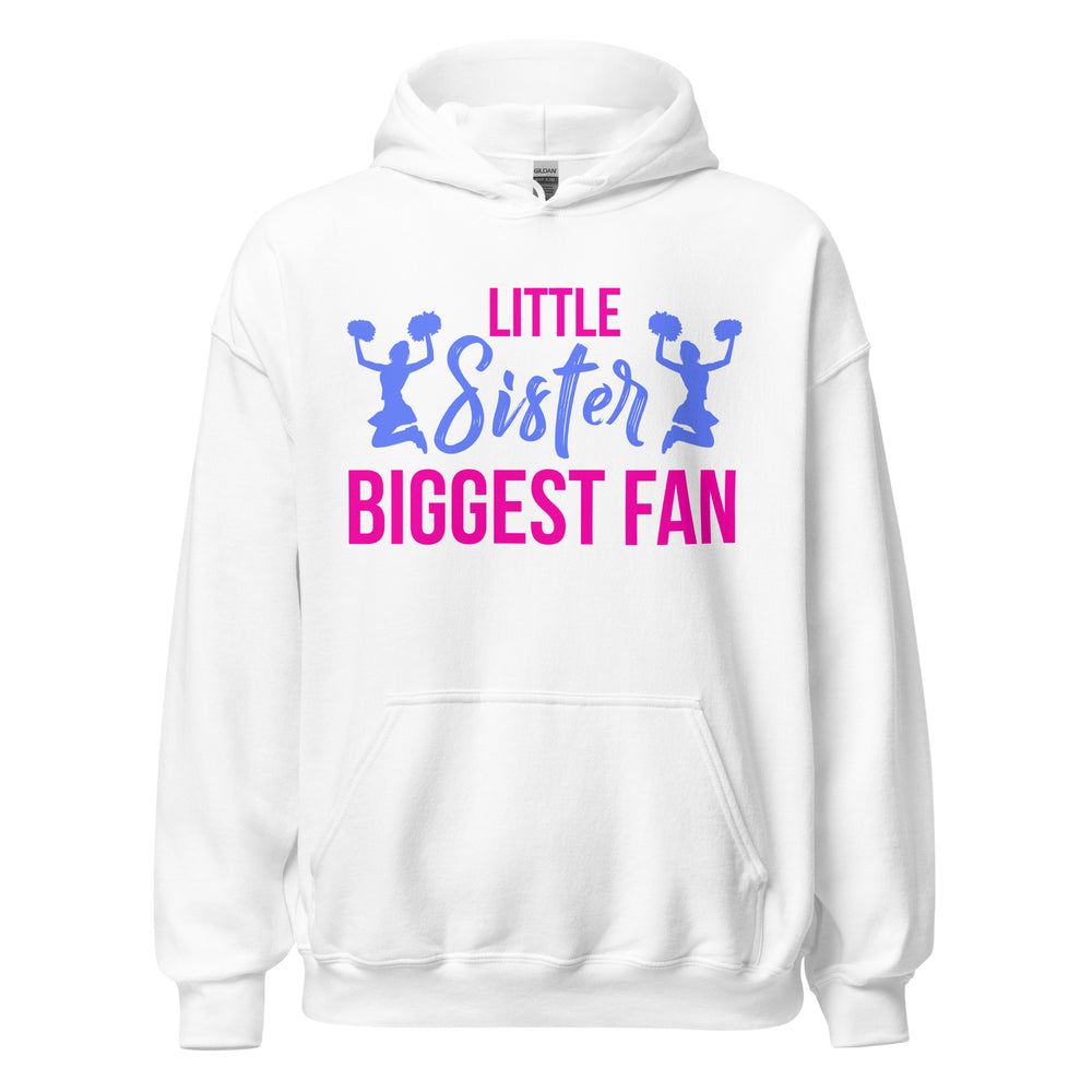 Hoodie mit Herz: Little Sister, Biggest Fan! Cheerleader Fun