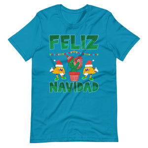 Frohe Weihnachten T-Shirt: Feliz Navidad, Merry Christmas
