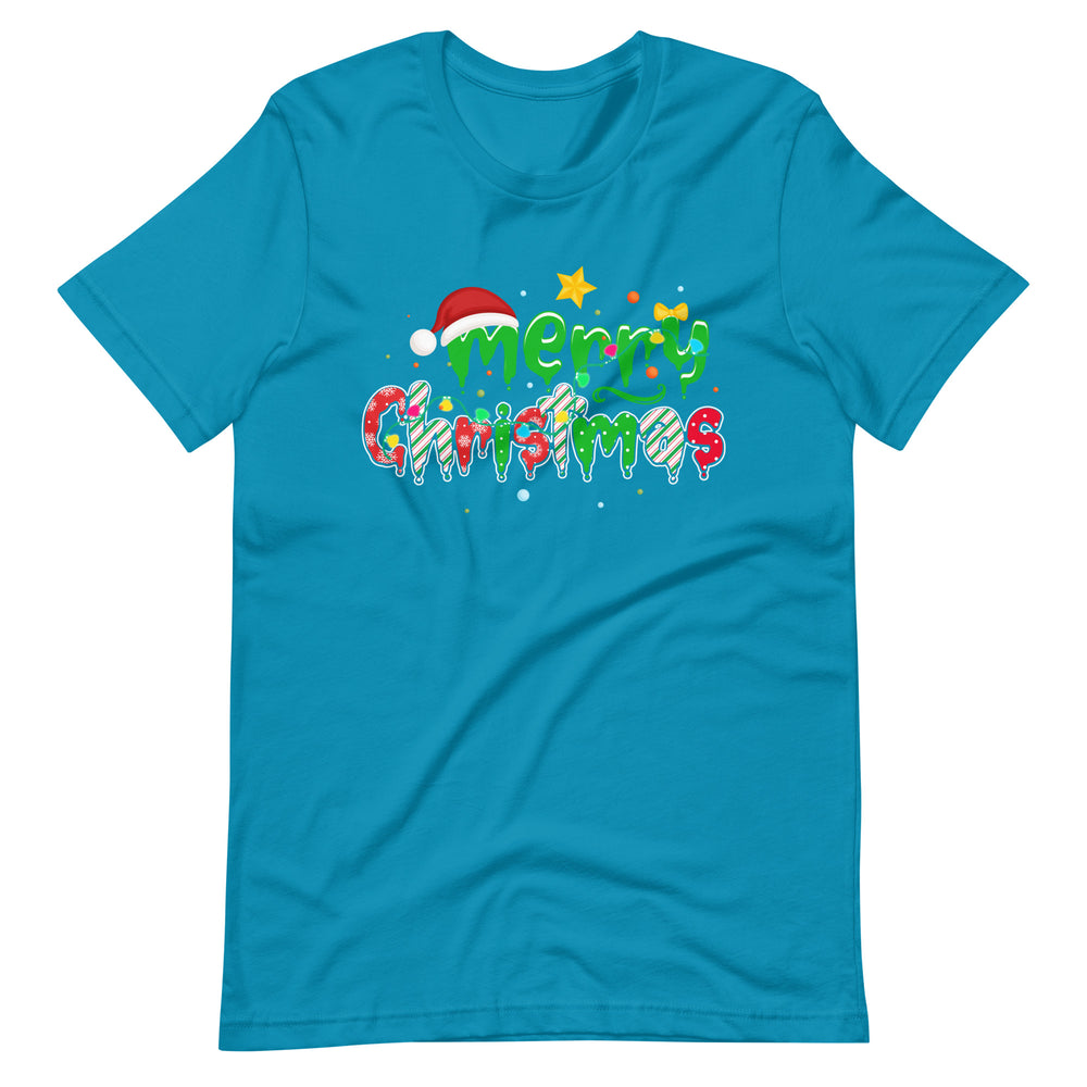 Merry Christmas Slogan - Weihnachten T-Shirt mit festlichem Charme