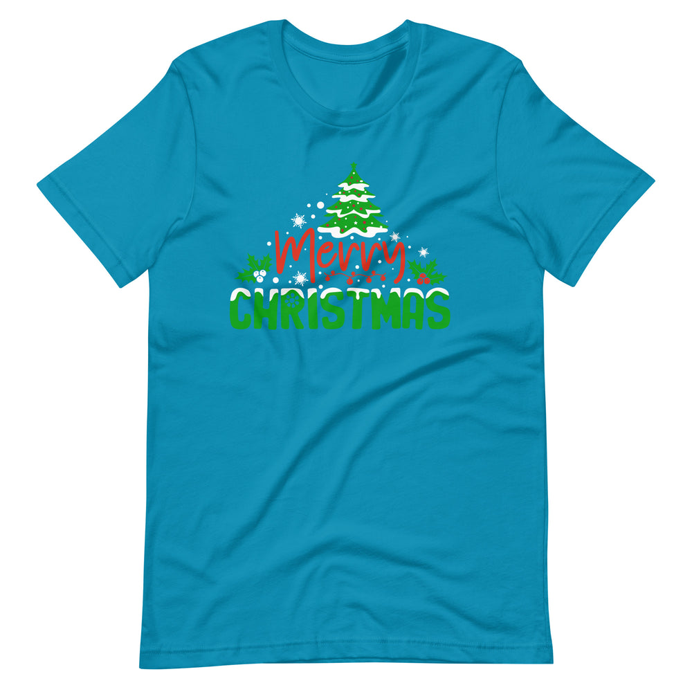 Merry Christmas Tree - Weihnachtsbaum T-Shirt