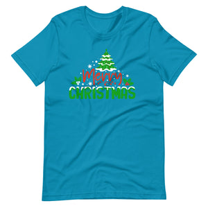 Merry Christmas Tree - Weihnachtsbaum T-Shirt