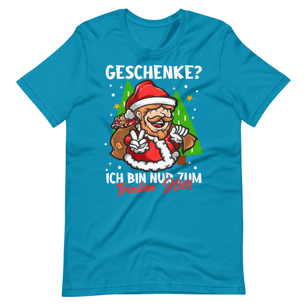 Weihnachten, hier nur zum Trinken! Lustiges Weihnachts-T-Shirt