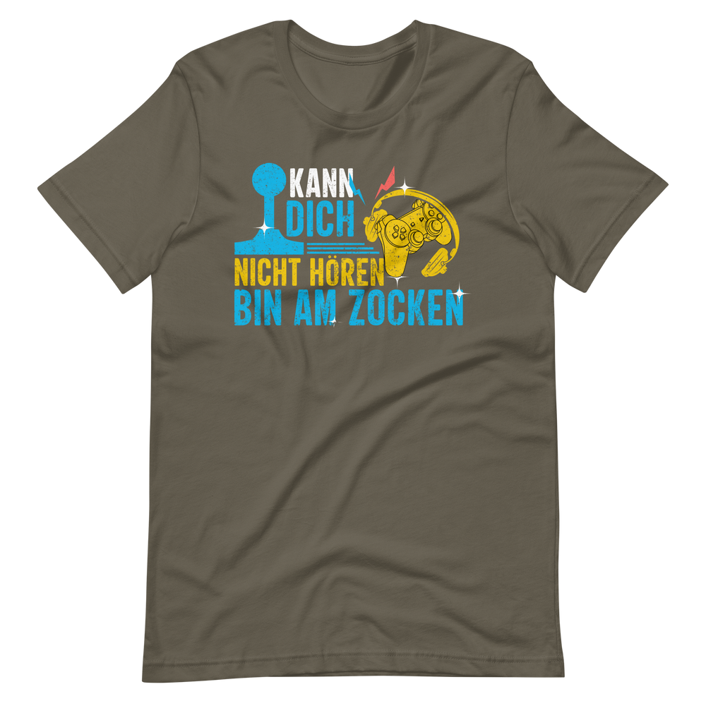 Kann Dich Nicht Horen Bin Am Zocken - Gamer T-Shirt