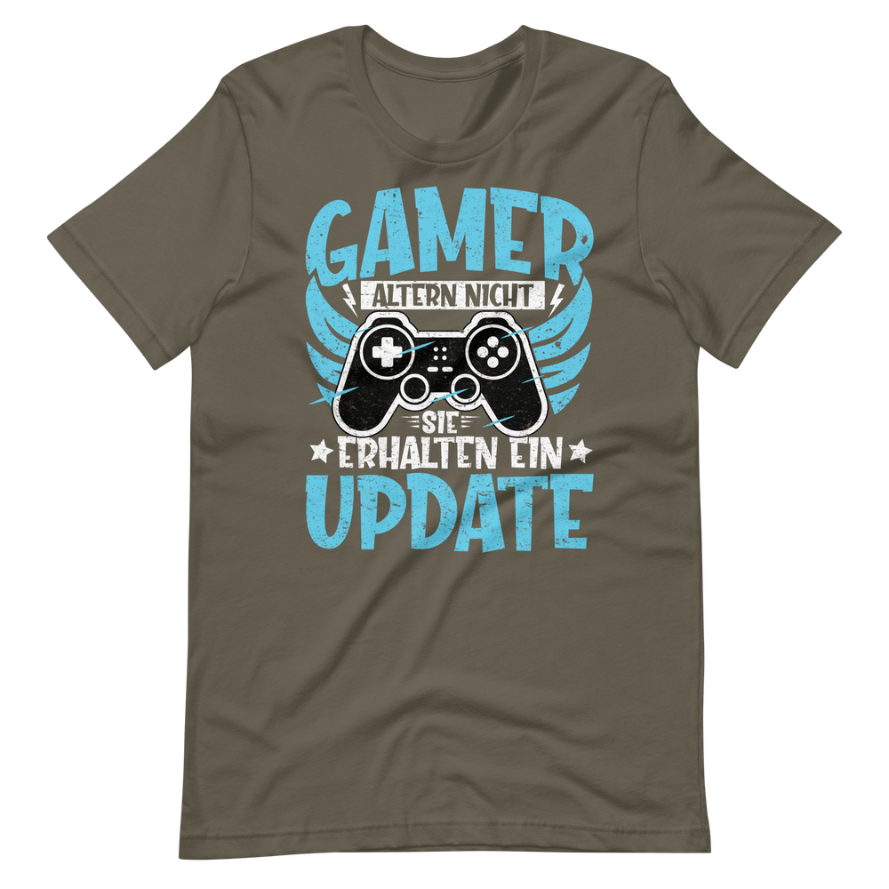 Gamer Altern Nicht, Sie Erhalten Ein Update - Gamer Shirt