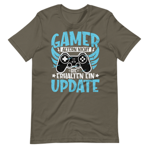 Gamer Altern Nicht, Sie Erhalten Ein Update - Gamer Shirt