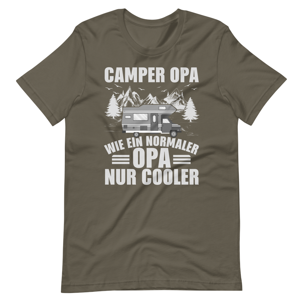 Camper Opa T-Shirt | Cooler Opa Camping Spruch Shirt