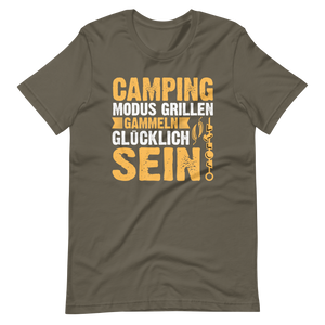Camping Modus T-Shirt - Grillen, Gammeln, Glücklich sein