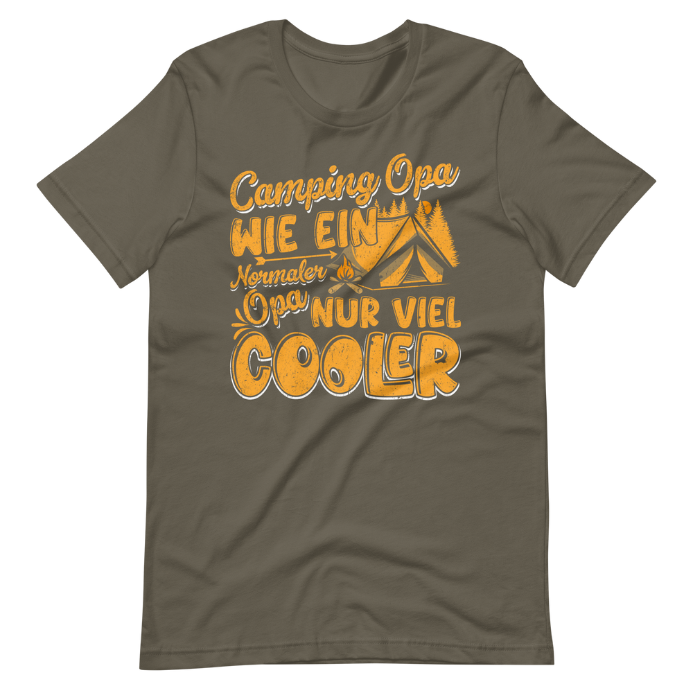 Witziges Camping Opa T-Shirt - Cooler als ein normaler Opa
