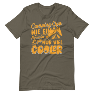 Witziges Camping Opa T-Shirt - Cooler als ein normaler Opa