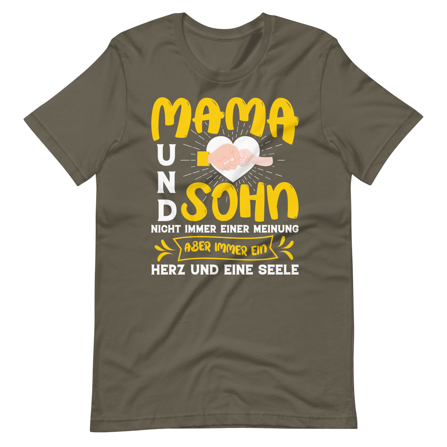 Mama und Sohn T-Shirt | Ein Herz und eine Seele