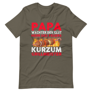 Grillmeister T-Shirt für Papas - Lustiges Geschenk für Grillfans