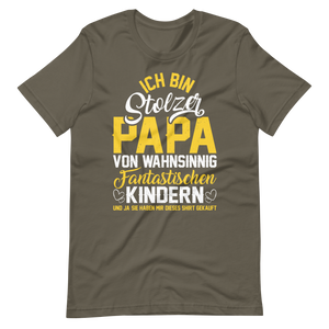 Stolzer Papa von fantastischen Kindern T-Shirt | Vatertagsgeschenk