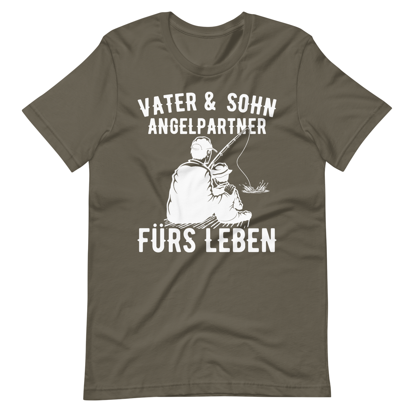 Vater und Sohn Angelpartner T-Shirt | Familienkleidung