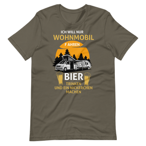 Kaufe jetzt mein T-Shirt "Campen, Bier, Nickerchen!"