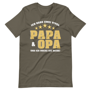 Papa und Opa - Ich ROCKE beide T-Shirt