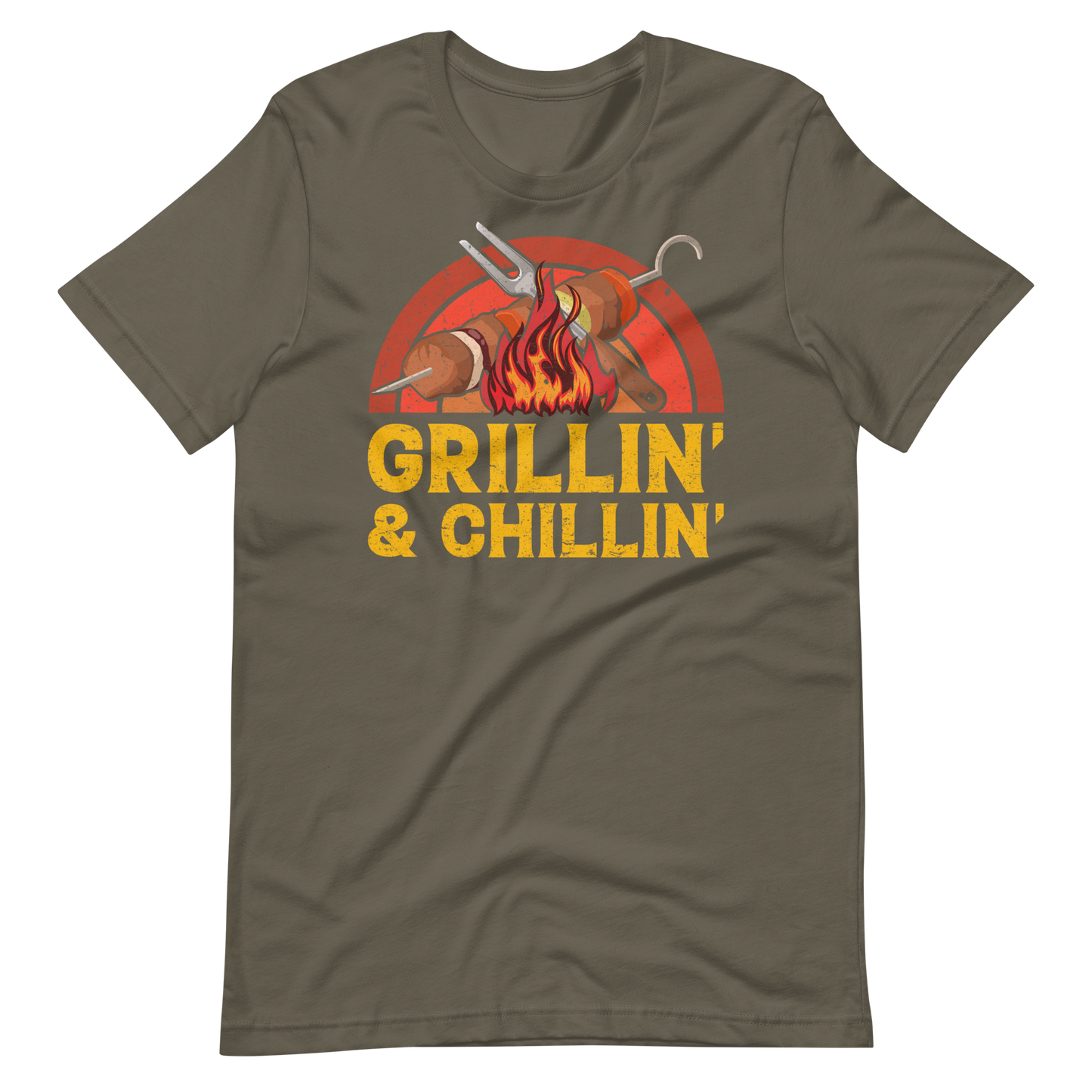 Grillin und Chillin. Entspannt grillen. T-Shirt