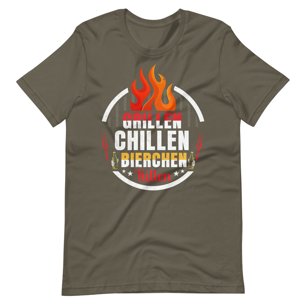 Grillen! Chillen! Bierchen Killen! T-Shirt
