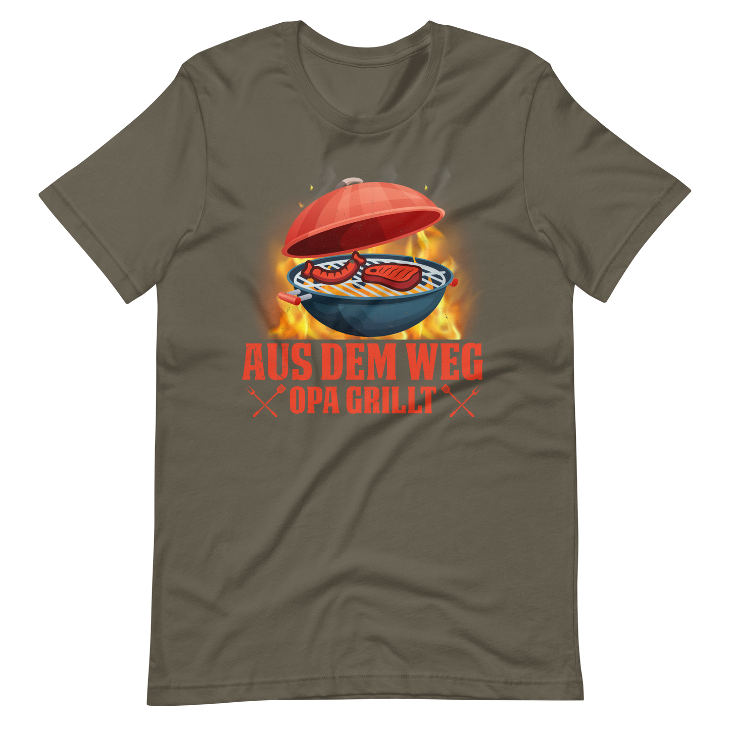 Lustiges Grill T-Shirt - OPA grillt!