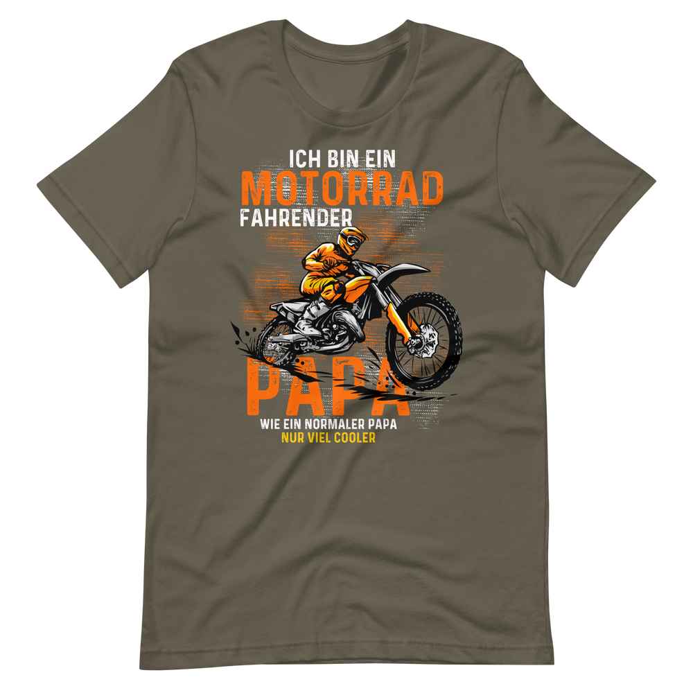 Motocross Papa T-Shirt | Cooler Spruch für Väter | Lustiges Geschenk