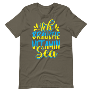 Lustiges T-Shirt "Vitamin SEA!" für Strandliebhaber | Baumwollqualität