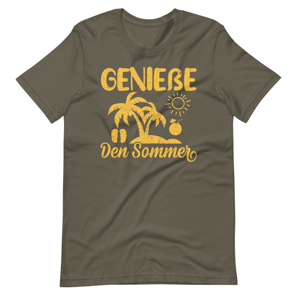 Sommer-T-Shirt "Genieße den Sommer!"