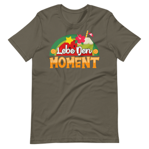 Sommer-T-Shirt "Moment leben!" | Positiver Style