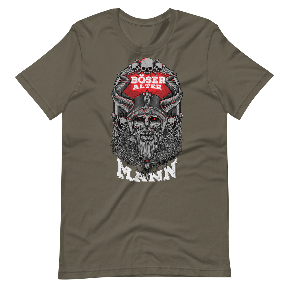 Lustiges T-Shirt "Böser alter Mann! Viking Style!"