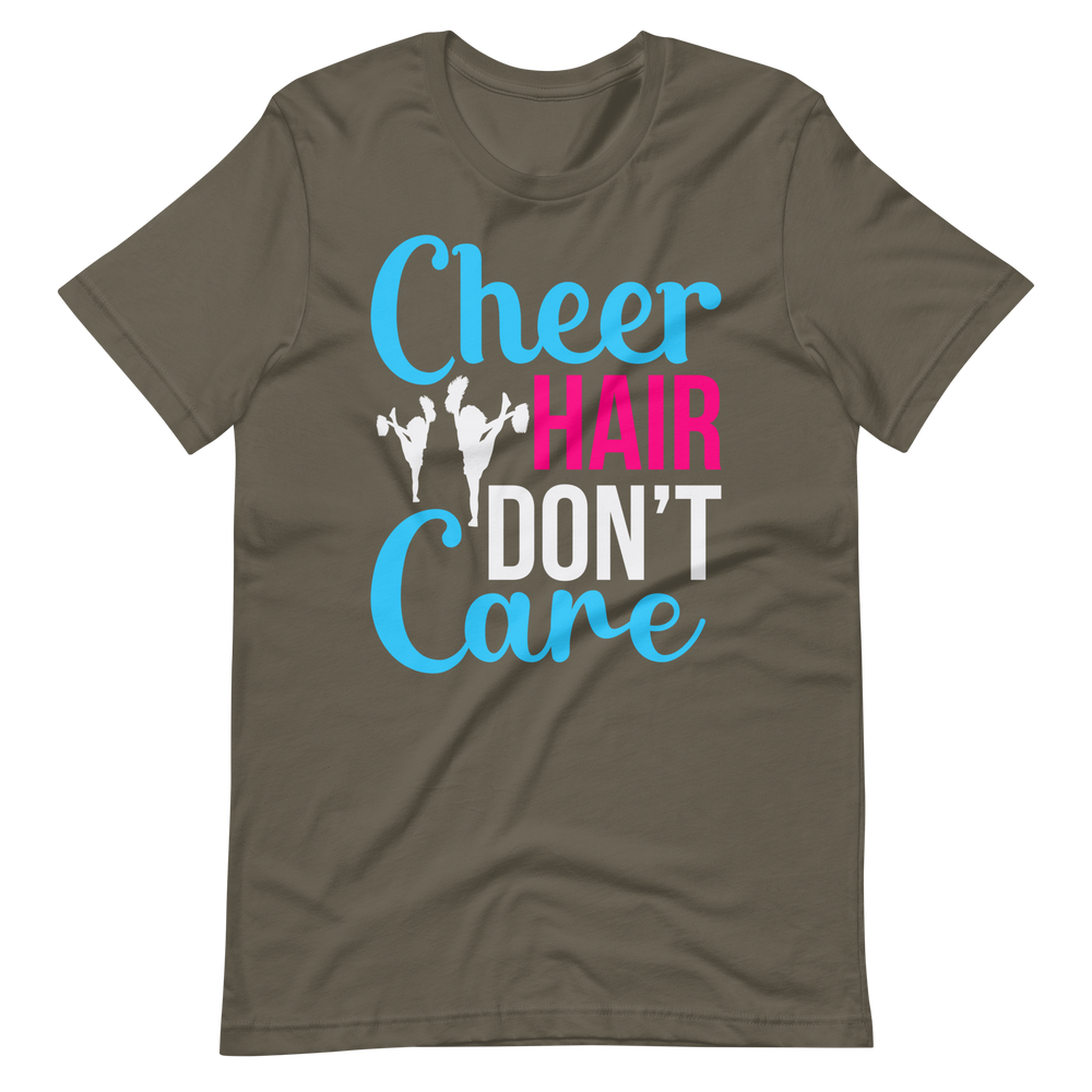 Cheer Hair Don't Care – Tolles Cheerleader Shirt